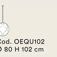 Подвесной светильник Equinox 80 от Tacchini