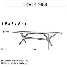 Стол Together от Mascheroni