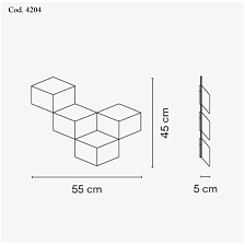 Бра Fold Surface 4204 Off White от Vibia