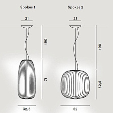 Подвесной светильник Spokes 1 от Foscarini