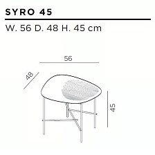 Журнальный столик Syro 45 G5 от De Castelli