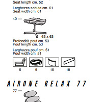 Кресло Airone Relax от Mascheroni