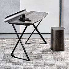 Письменный стол Cocoon Keramik KM13 Arenal / brushed grey от Cattelan Italia