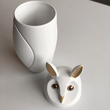 Статуэтка Owl 1785 Total Satin White от Bosa