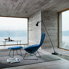 Пуф Bertoia High Back Chair and Ottoman от Knoll