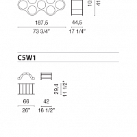 Стеллаж Wooden cloud от Cappellini