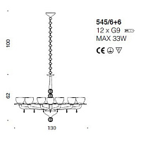 Люстра Dafne от Italian Design Lighting (IDL)