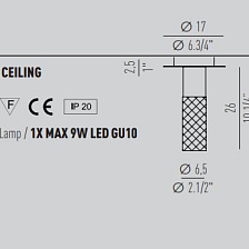 Потолочный светильник Torcello от Light4