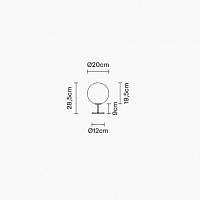 Настольная лампа Lumi F07 от Fabbian