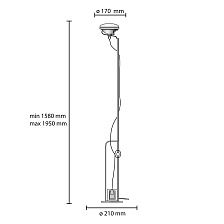 Торшер Toio Red F7600035 от Flos