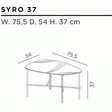 Журнальный столик Syro 37 G3 от De Castelli