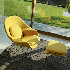 Пуф Saarinen Womb Chair and Ottoman от Knoll