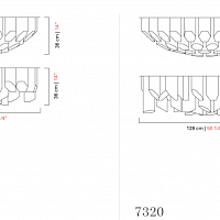 Потолочный светильник Trim 7319/7320 от Barovier & Toso