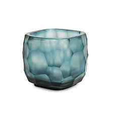 Ваза Yava Tealight Clear Petrol от Guaxs