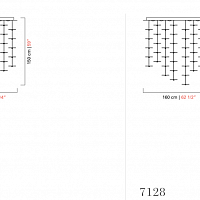 Подвесной светильник Exagon 7127/7128 от Barovier & Toso