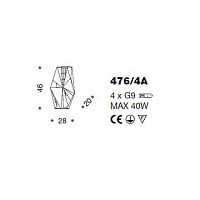 Бра Crystal Rock от Italian Design Lighting (IDL)