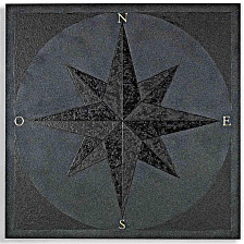 Аксессуар Quadro Wind Rose Black & More BM020 от Malerba