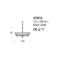 Люстра Supreme от Italian Design Lighting (IDL)