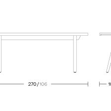 Стол High Table 10 Guests Teak Legs от Kettal