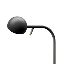 Настольная лампа Pin 1655 Black от Vibia