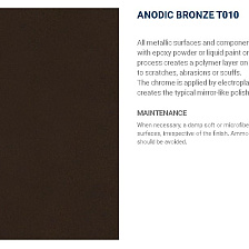 Журнальный столик Pierre 120 Anodic Bronze от Flou