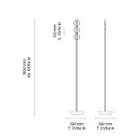 Торшер Sybarite от Ombre Portee