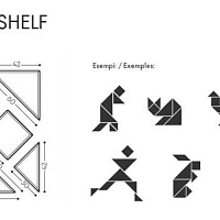 Модульная полка Tangram от Lago