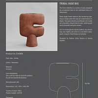 Ваза Tribal Big Terracotta от 101 Copenhagen