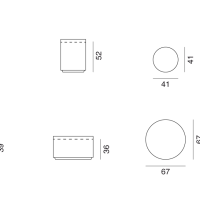 Журнальный столик DS-5020 от de Sede