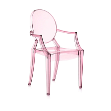 Стул Loulou Ghost Rosa от Kartell