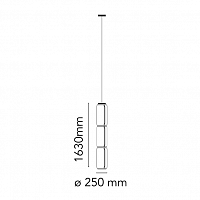 Подвесной светильник Noctambule Suspension Cylinder от Flos