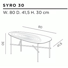 Журнальный столик Syro 30 G3 от De Castelli