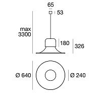 Подвесной светильник Campana - 1969 от Linea Light (Stilnovo)