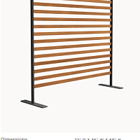 Ширма Freestanding Trellis Screen от Tuuci