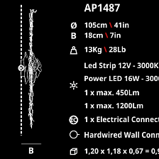 Бра Coral AP1487 от Serip