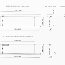 Подвесной светильник Line Suspension от Arkoslight