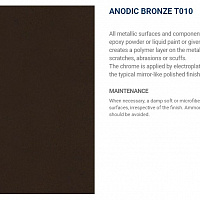 Кофейный столик Pierre 45 Anodic Bronze от Flou