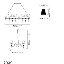 Люстра Domo Maryland 7039 от Barovier & Toso