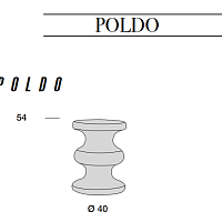 Журнальный столик Poldo от Mascheroni