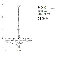 Люстра Dafne от Italian Design Lighting (IDL)