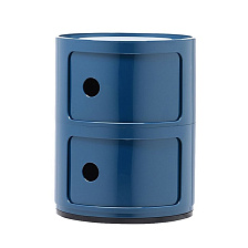 Прикроватная тумбочка Componibili (2 секции) blue от Kartell