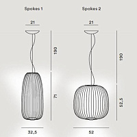 Подвесной светильник Spokes  от Foscarini