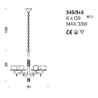 Люстра Dafne от Italian Design Lighting (IDL)