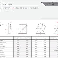 Уличный зонт Ocean Master MAX Classic Cantilever от Tuuci