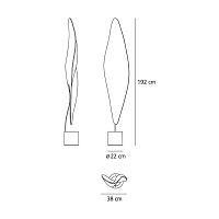 Настольная лампа Cosmic Leaf от Artemide