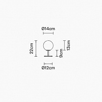 Настольная лампа Lumi F07 от Fabbian