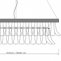 Подвесной светильник 2295OVAL от Il Paralume Marina