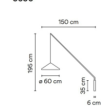 Бра North 5630 green от Vibia