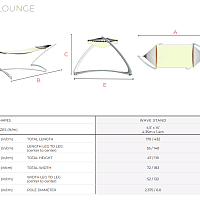 Гамак Air Lounge + Wave Stand от Tuuci