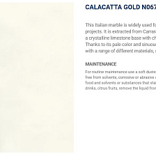 Прикроватная тумба с мраморным топом Gentleman Calacatta gold от Flou